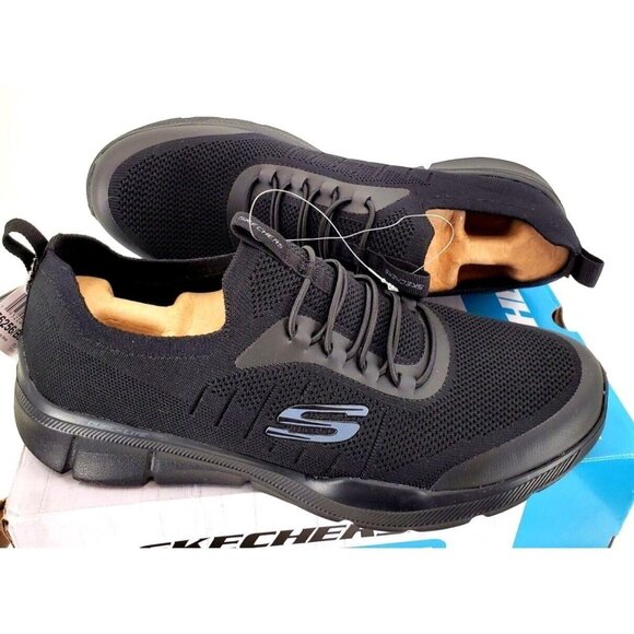 black cloth's skechers trainers - Picture 2 of 12